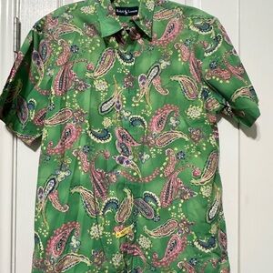 Vintage Ralph Lauren Paisley Men's Shirt